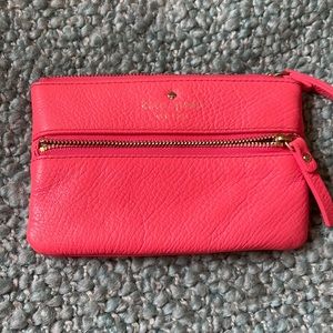 Kate Spade Small Leather Wristlet Wallet